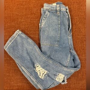 Pacsun Ripped Cargo Jeans